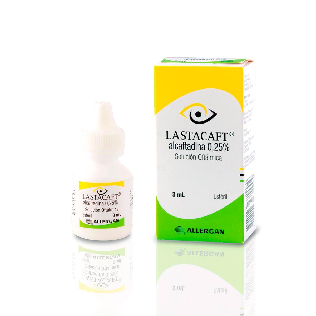 Solución Oftálmica Allergan Lastacaft 0.25% Frasco X 3 Ml.