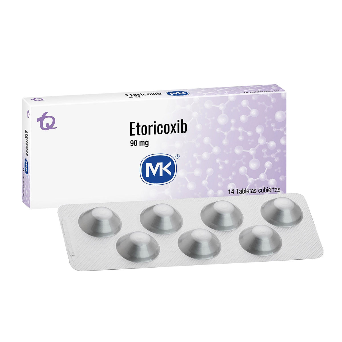 Etoricoxib 90 Mg Mk Caja X 14 Tabletas Cubiertas.