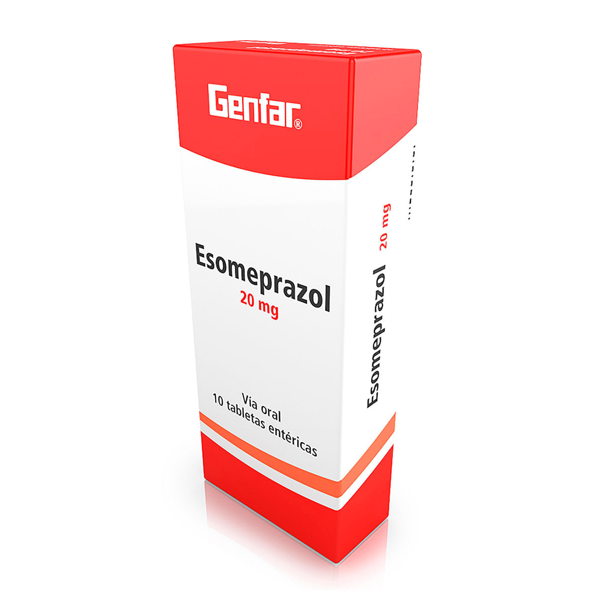 Esomeprazol 20 Mg Genfar Caja X 10 Tabletas.