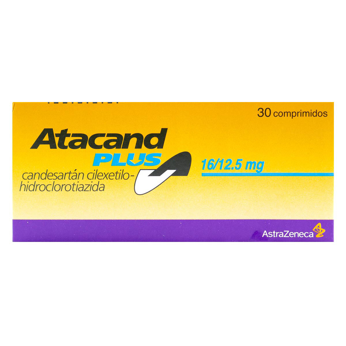 Atacand Plus 16/12.5 Mg Astra Zeneca Caja X 30 Comprimidos.