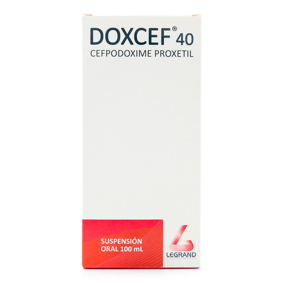 Suspensión Oral Doxcef 40 Mg Legrand Frasco X 100 Ml.