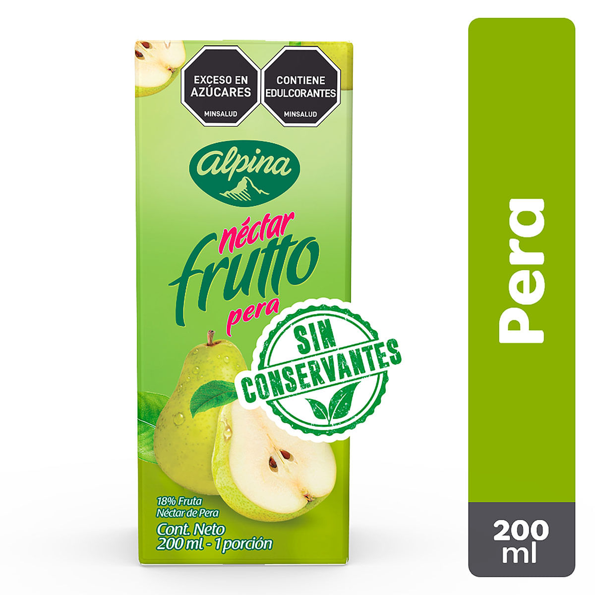 Néctar Alpina Frutto De Pera Caja X 200 Ml.