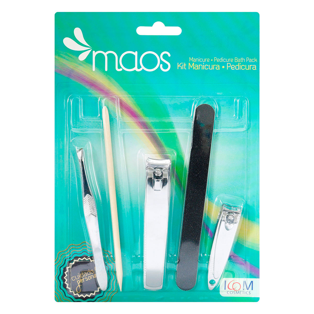Kit Icom Maos Manicura y Pedicura Blister x 5 Arts