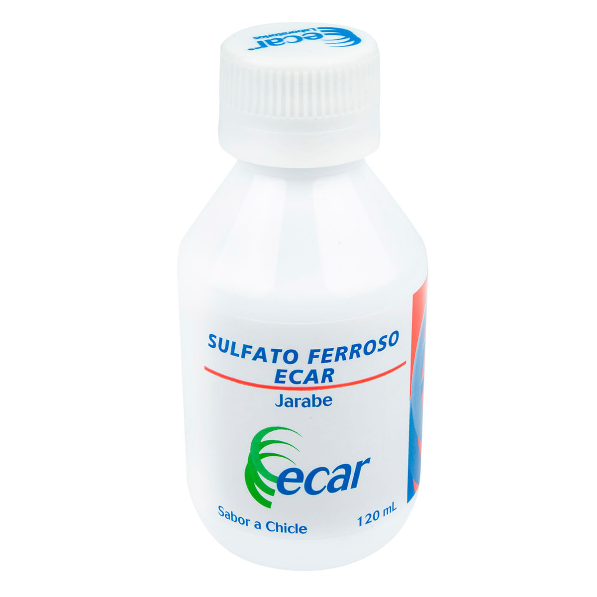 Jarabe Sulfato Ferroso Ecar Chicle Frasco X 120 Ml.