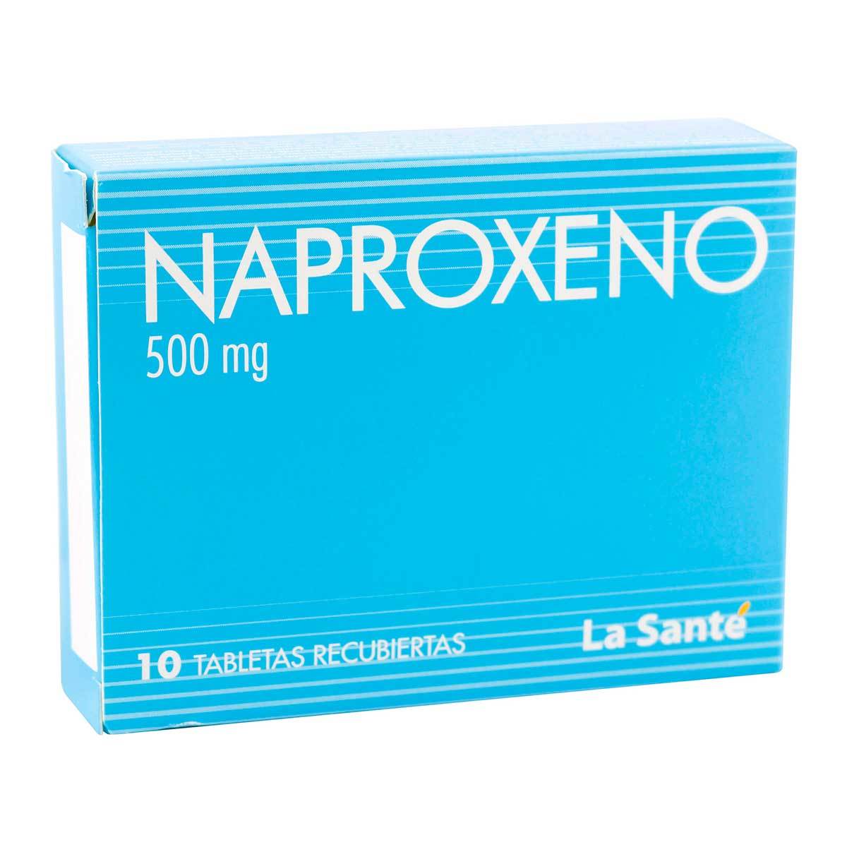 Naproxeno 500 Mg La Santé Caja X 10 Tabletas Recubiertas.