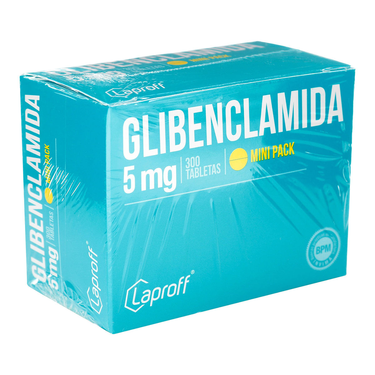 Glibenclamida 5 Mg Caja X 300 Tabletas.