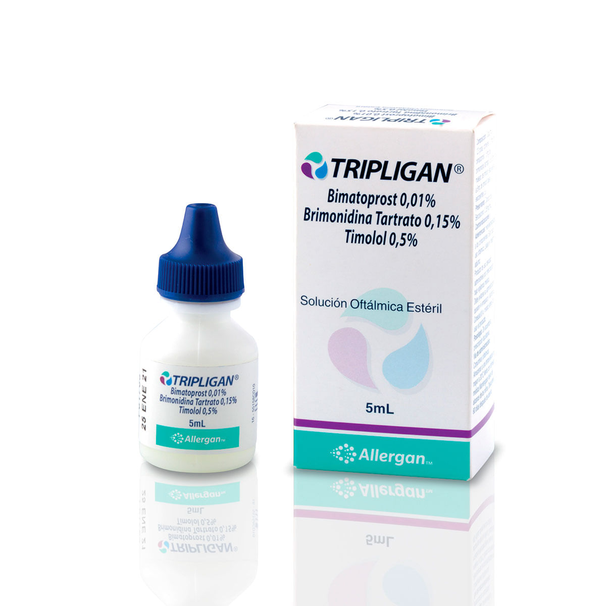 Solución Oftálmica Allergantripligan Frasco X 5 Mg.