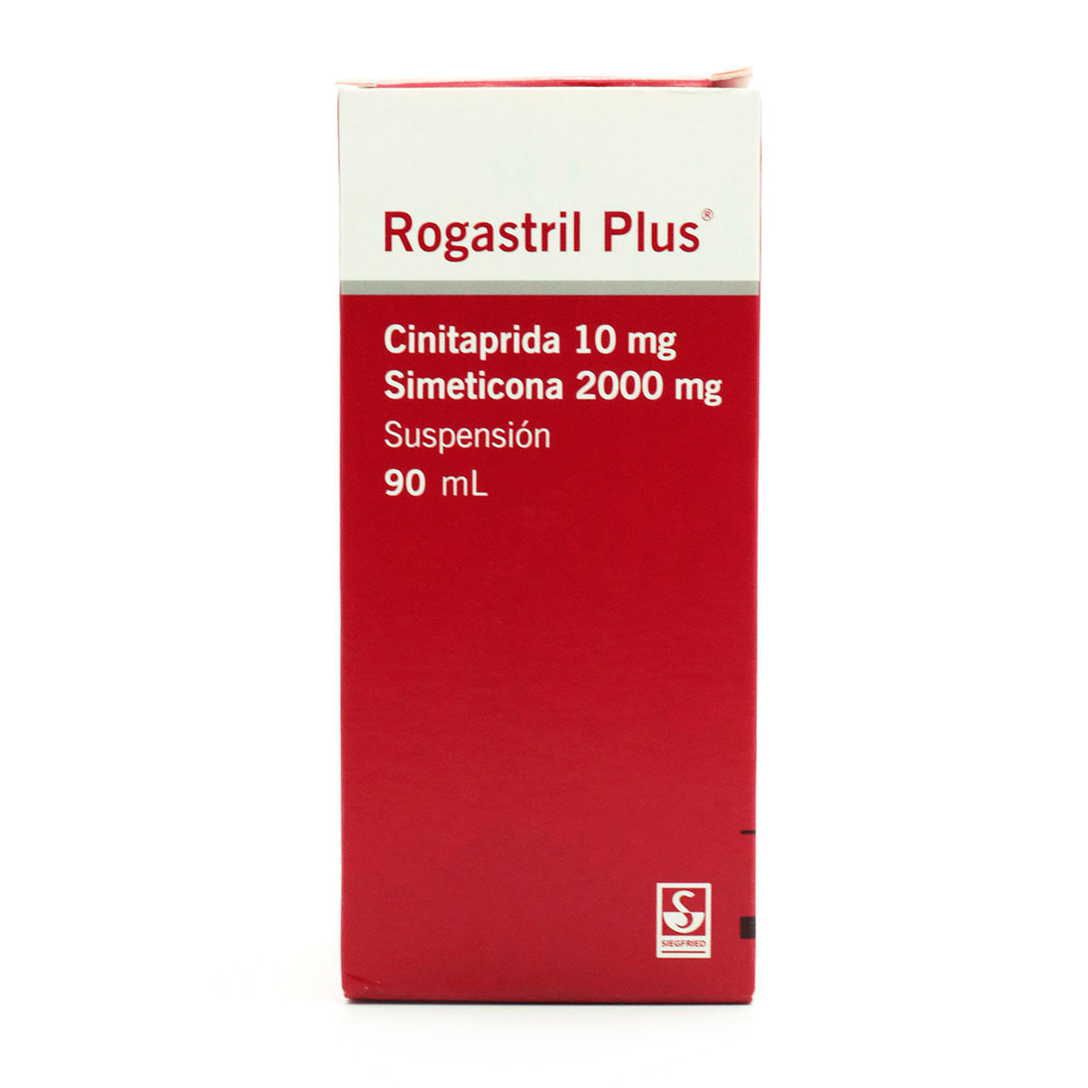 Suspensión Rogastril Plus 10 Mg/2000 Mg Siegfried Frasco X 90 Ml.