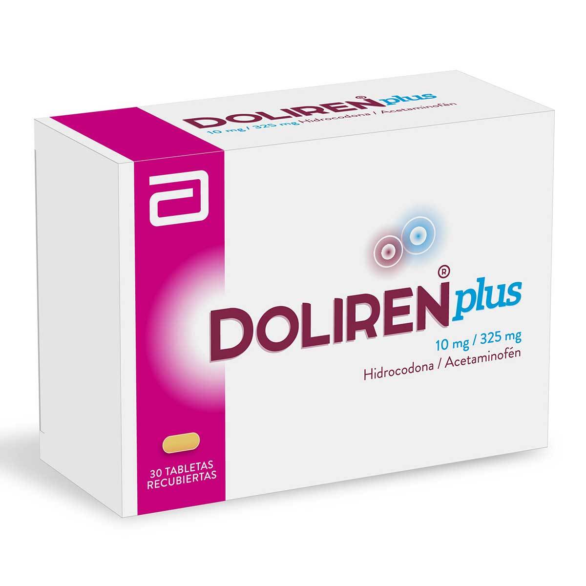Doliren Plus 10 Mg/325 Mg Abbott Caja X 30 Tabletas Recubiertas.