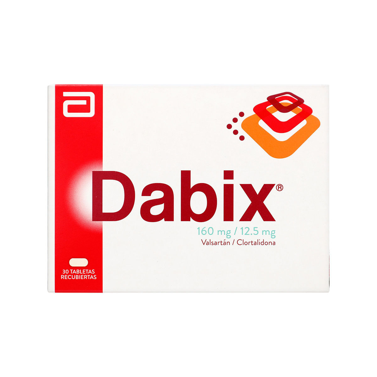 Dabix Valsartan 160 Mg / Clortalidona 12.5 Mg Caja x 30 Tabletas