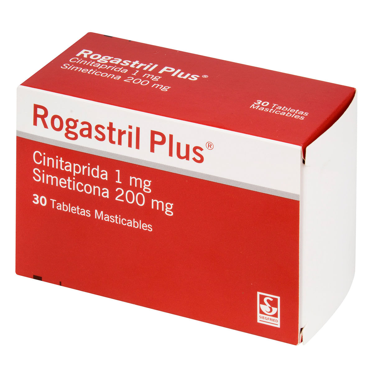Rogastril Plus 1 Mg/200 Mg X 30 Tabletas Masticables.