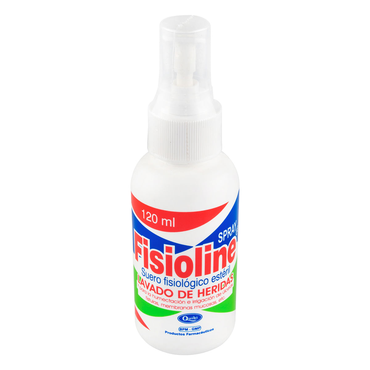 Suero Fisiológico Quibi Fisioline Lavado De Heridas Spray X 120 Ml.