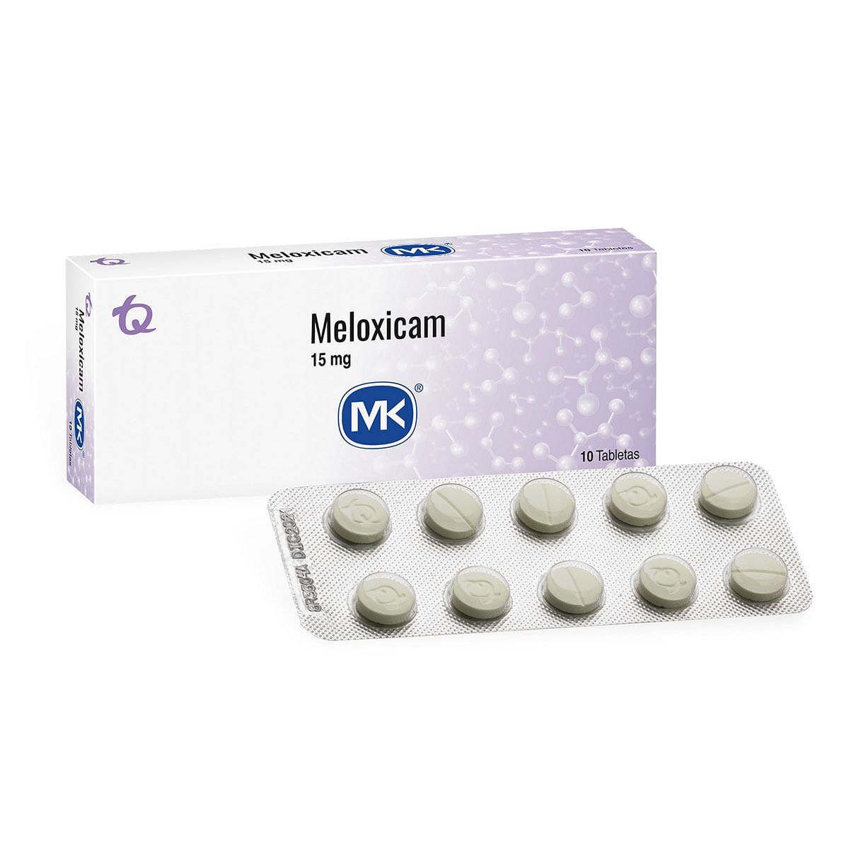 Meloxicam 15 Mg Mk Caja X 10 Tabletas.