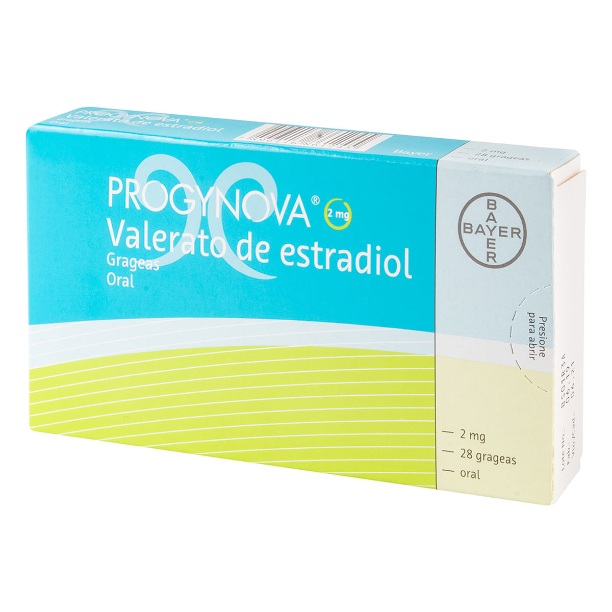 . Progynova 2 Mg Bayer Caja x 28 Grageas