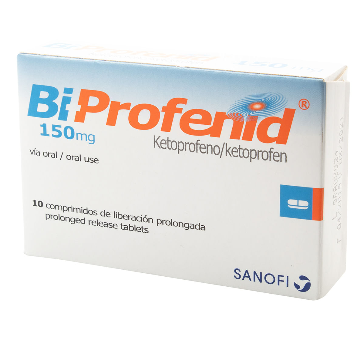 Bi-Profenid 150 Mg Sanofi Caja X 10 Comprimidos.