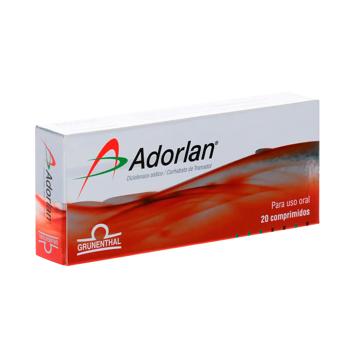 Adorlan 25 Mg Grunenthal Caja X 20 Comprimidos.