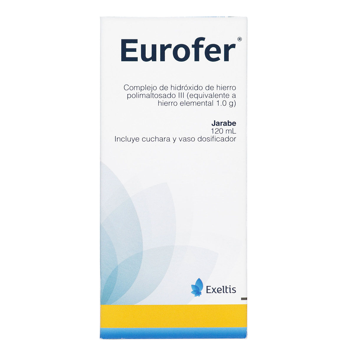 . Jarabe Eurofer 1.0 g Exeltis Frasco x 120 mL