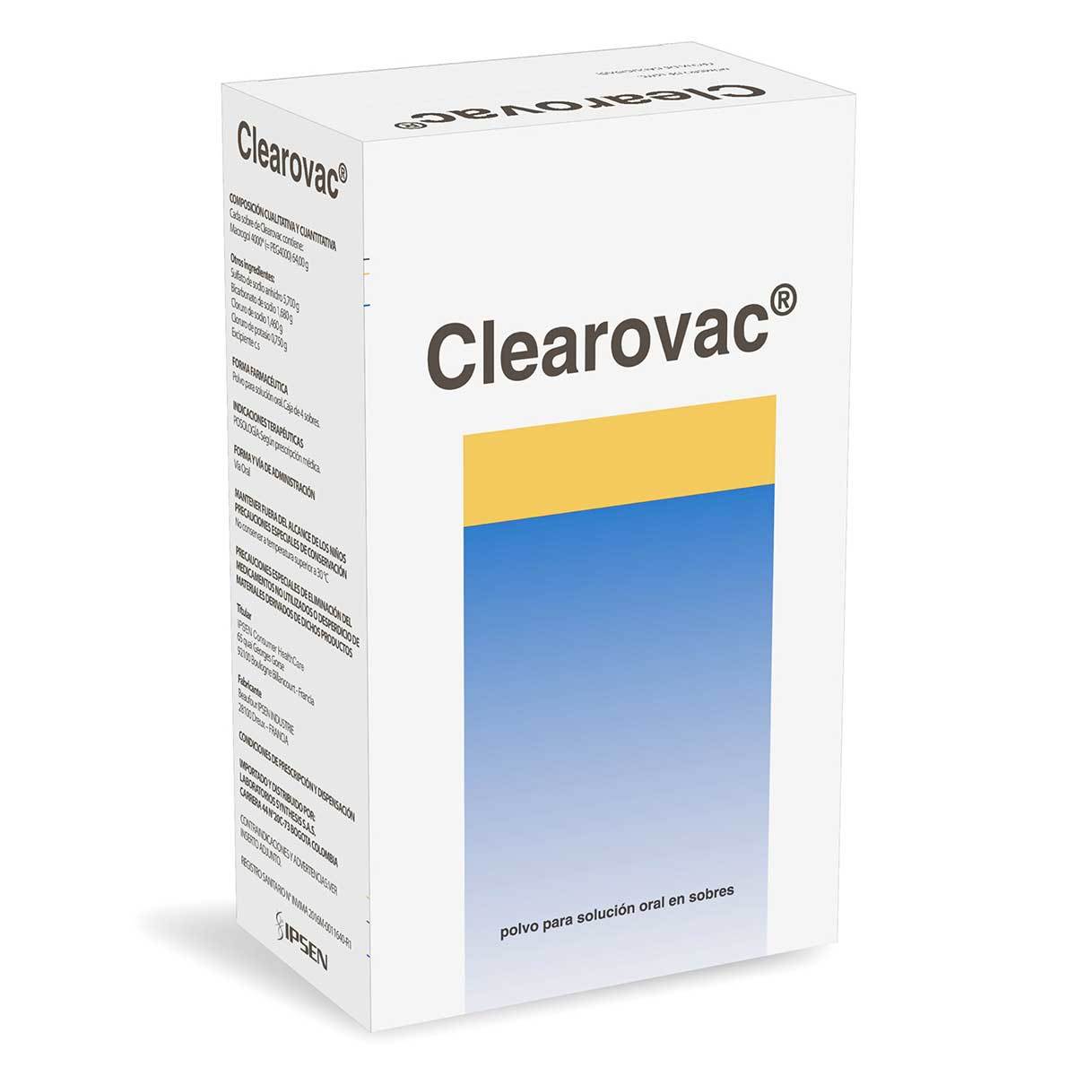 Solución Oral Clearovac Ipsen Caja X 4 Sobres.