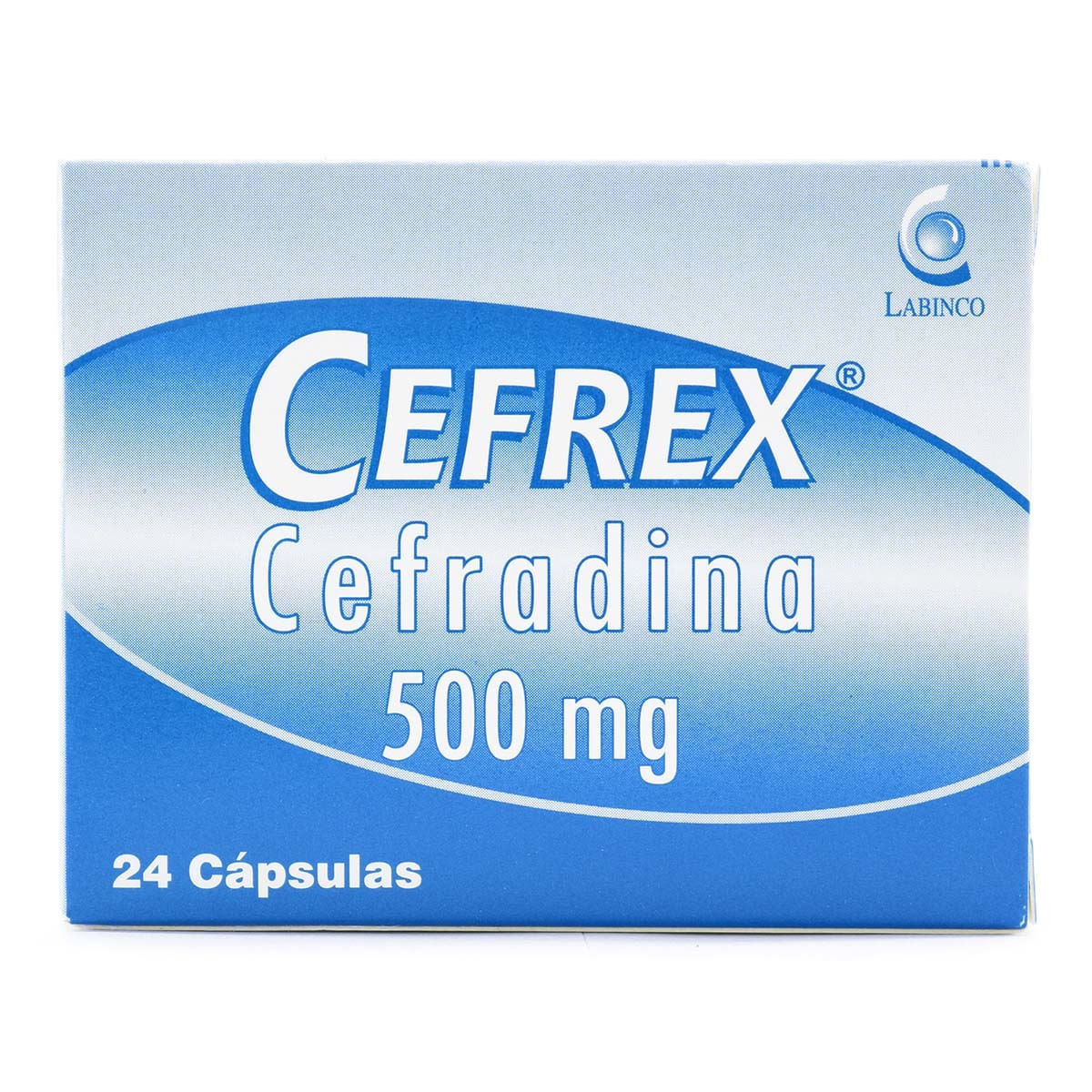 Cefrex 500 Mg Labinco Caja X 24 Cápsulas.