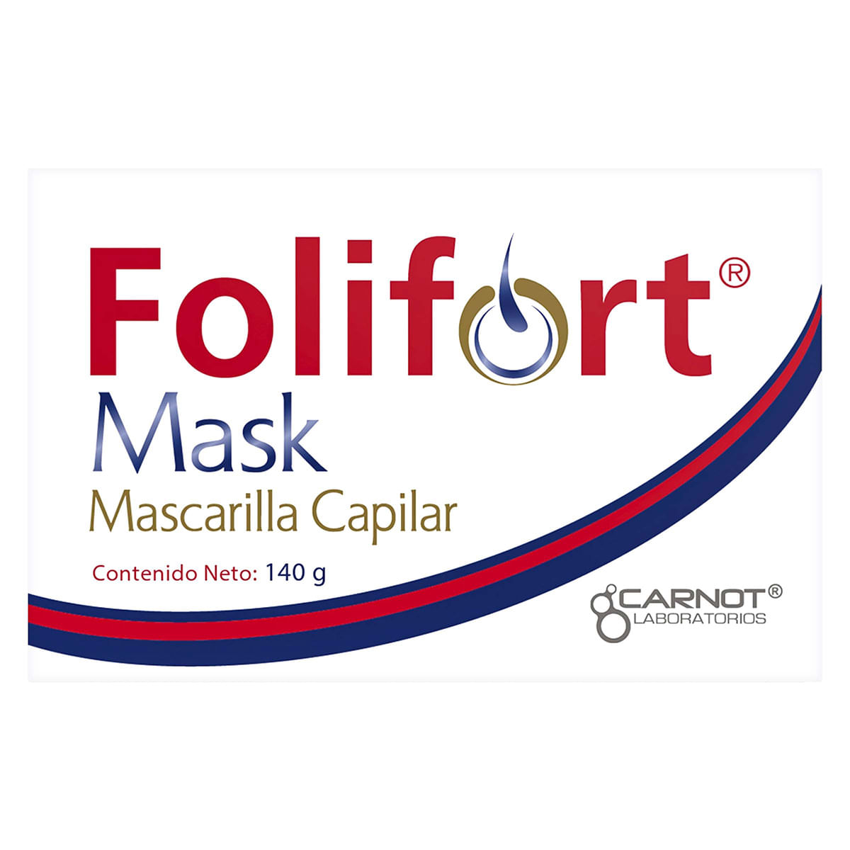 Mascarilla Capilar Folifort Mask Carnot Frasco x 140 g.
