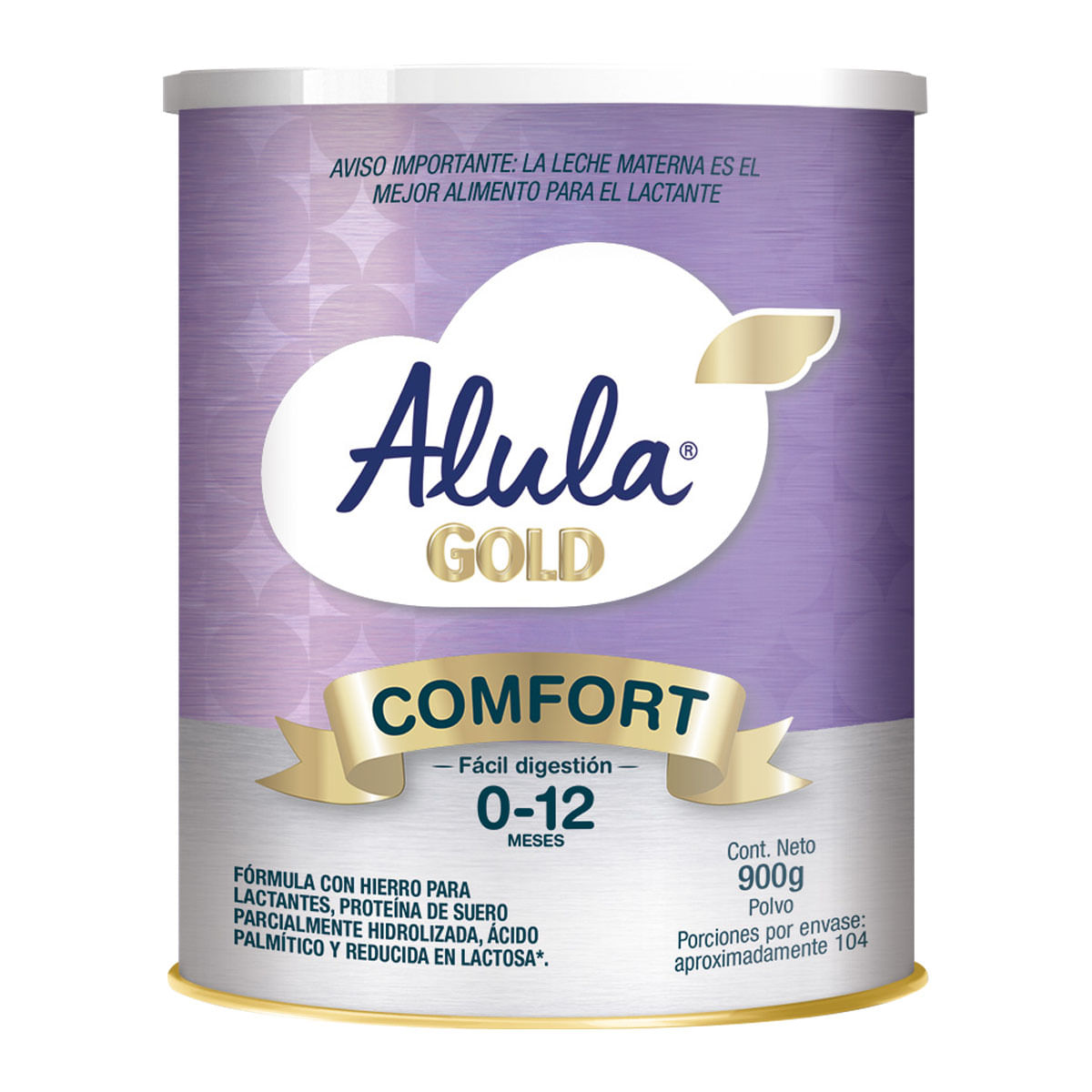 Fórmula Láctea Alula S-26 Comfort Gold 0-12 Meses Polvo Tarro X 900 G.