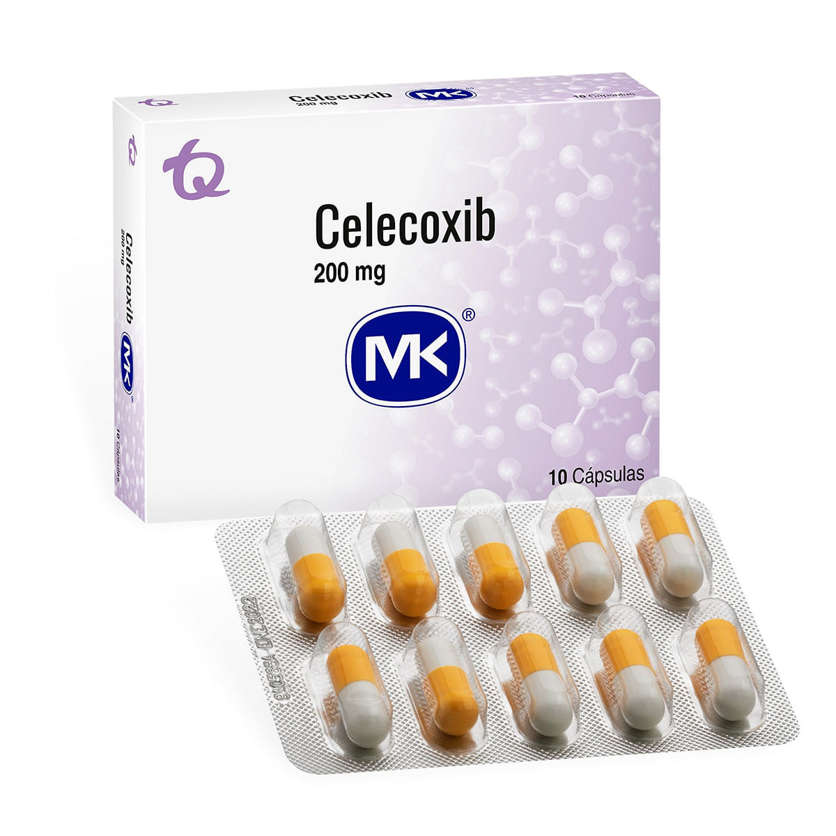 Celecoxib 200 Mg Mk Caja X 10 Cápsulas.