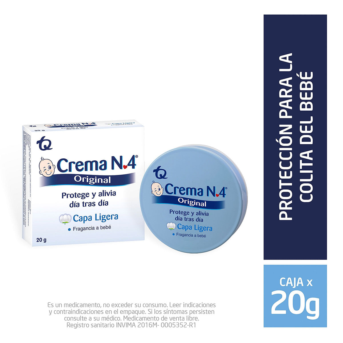 Crema N-4 Original Frasco x 20 g