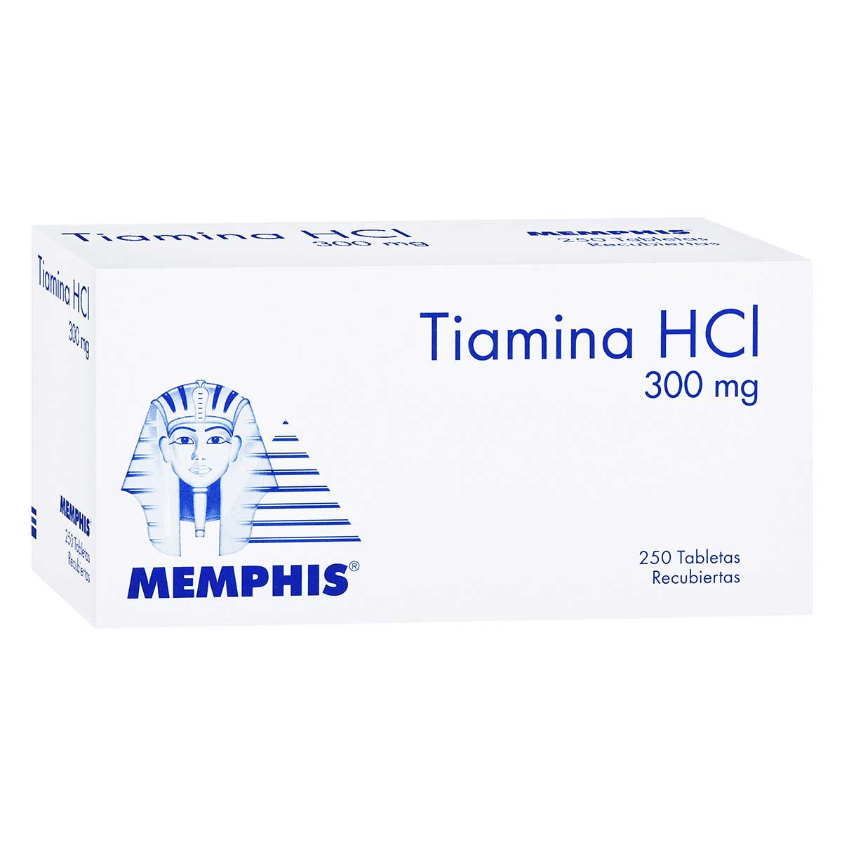 Tiamina Hcl 300 Mg Memphis Caja X 250 Tabletas Recubiertas