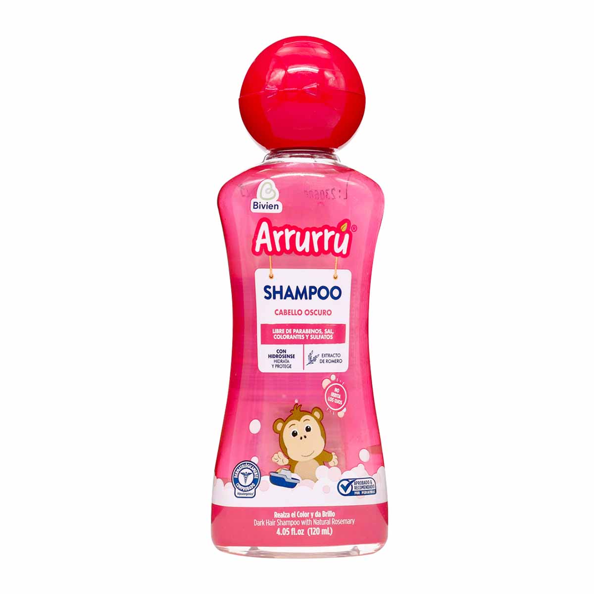 Shampoo Arrurrú Naturals Romero Cabello Oscuro Frasco X 120 Ml.