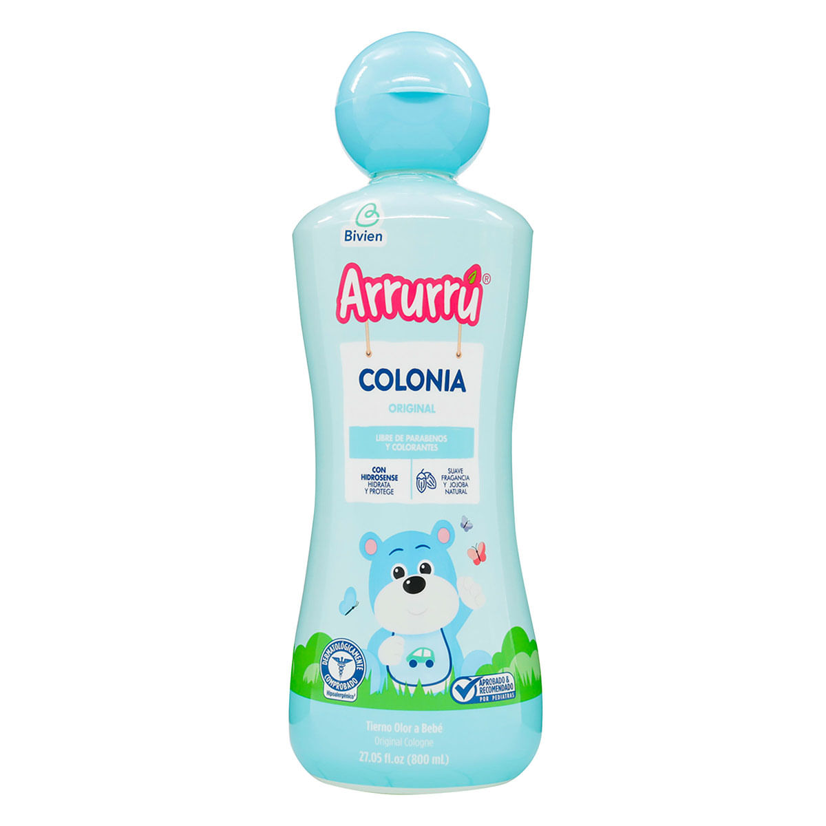 Colonia Arrurrú Naturals Original Azul Frasco x 800 mL.