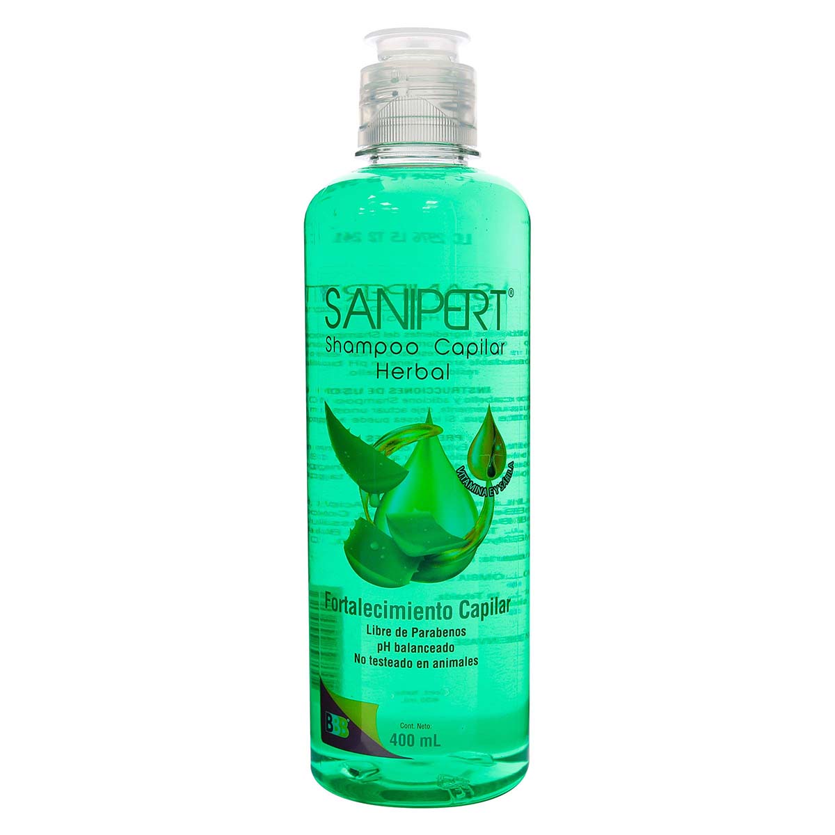 Shampoo Capilar Herbal Sanipert Frasco X 400 Ml.