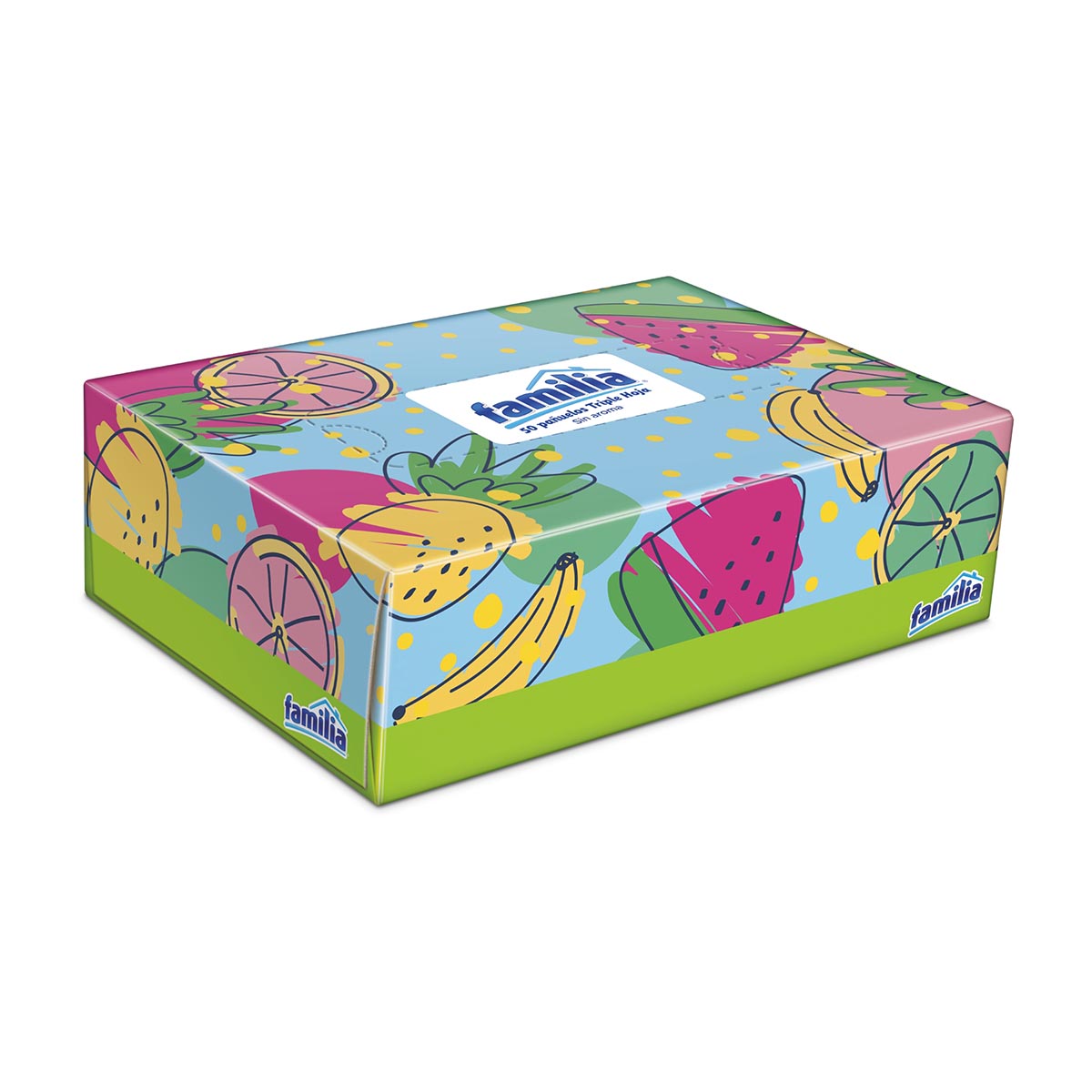 Pañuelos Familia Triple Hoja Caja Pequeña X 50 Uds.
