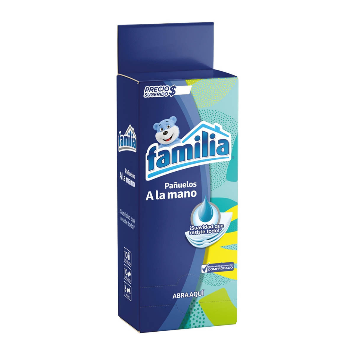 Pañuelos Familia Bolsillo Dispensador X 10 Uds.