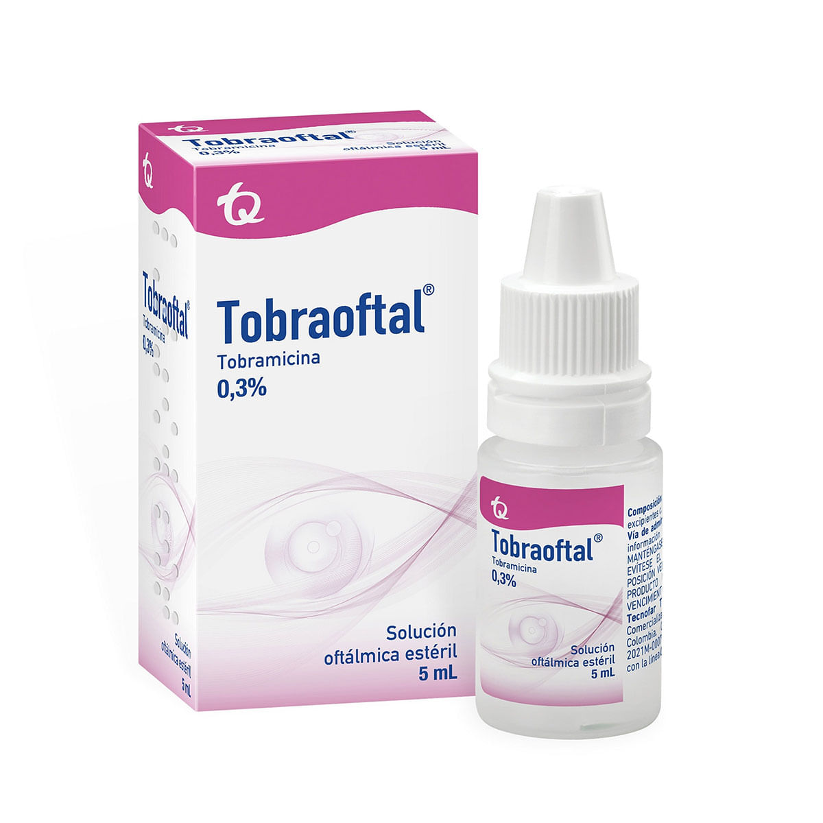 Solución Oftálmica Tobraoftal 0.3 % Mk Frasco X 5 Ml.