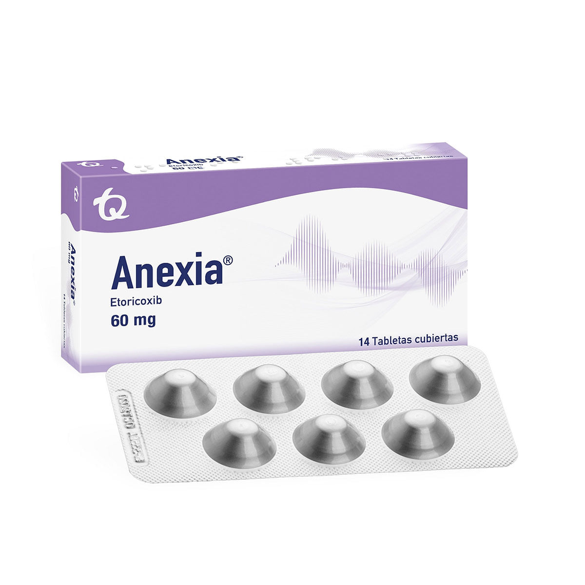 Anexia 60 Mg Tecnoquímicas Caja X 14 Tabletas Cubiertas.