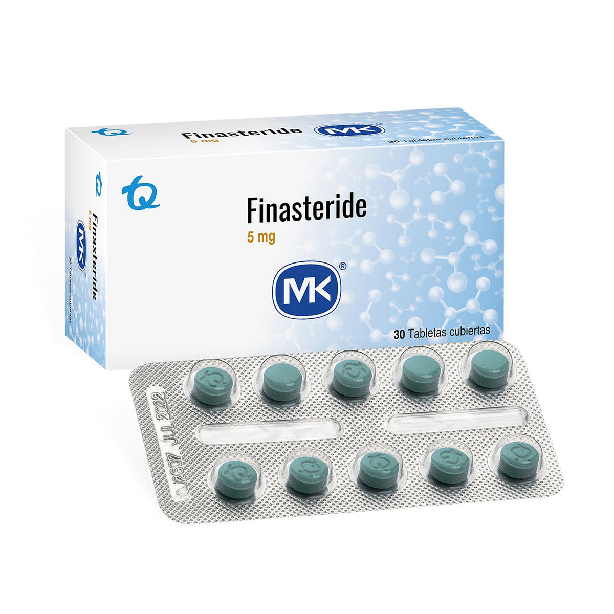 Finasteride 5 Mg Mk Caja X 30 Tabletas Cubiertas.