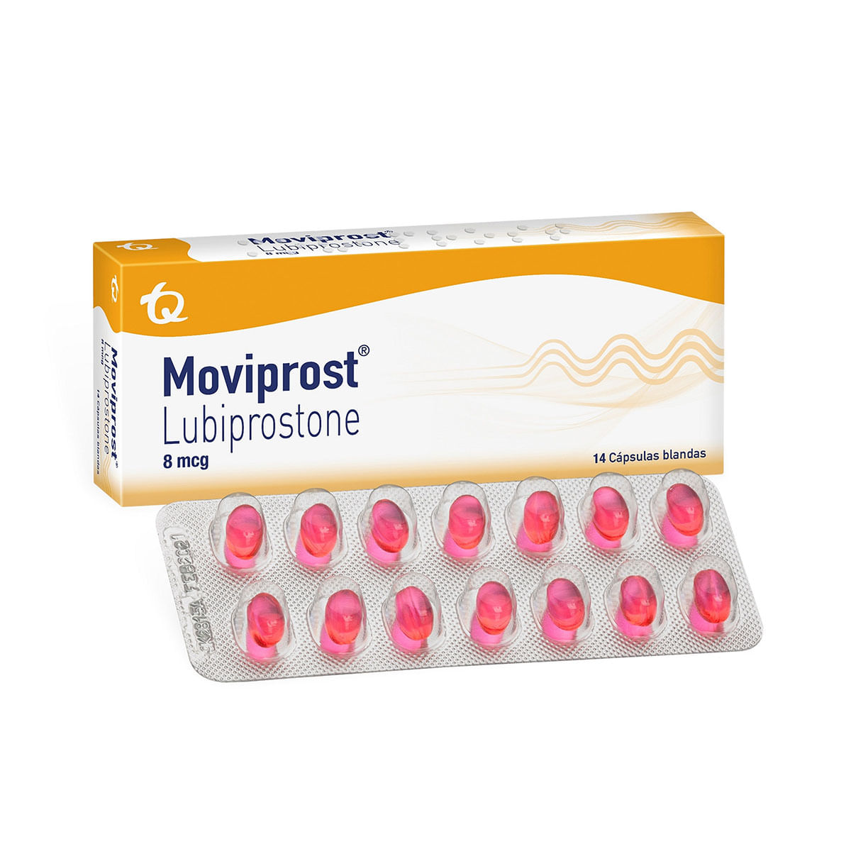 Moviprost 8 Mcg Tecnoquímicas Caja X 14 Cápsulas Blandas.