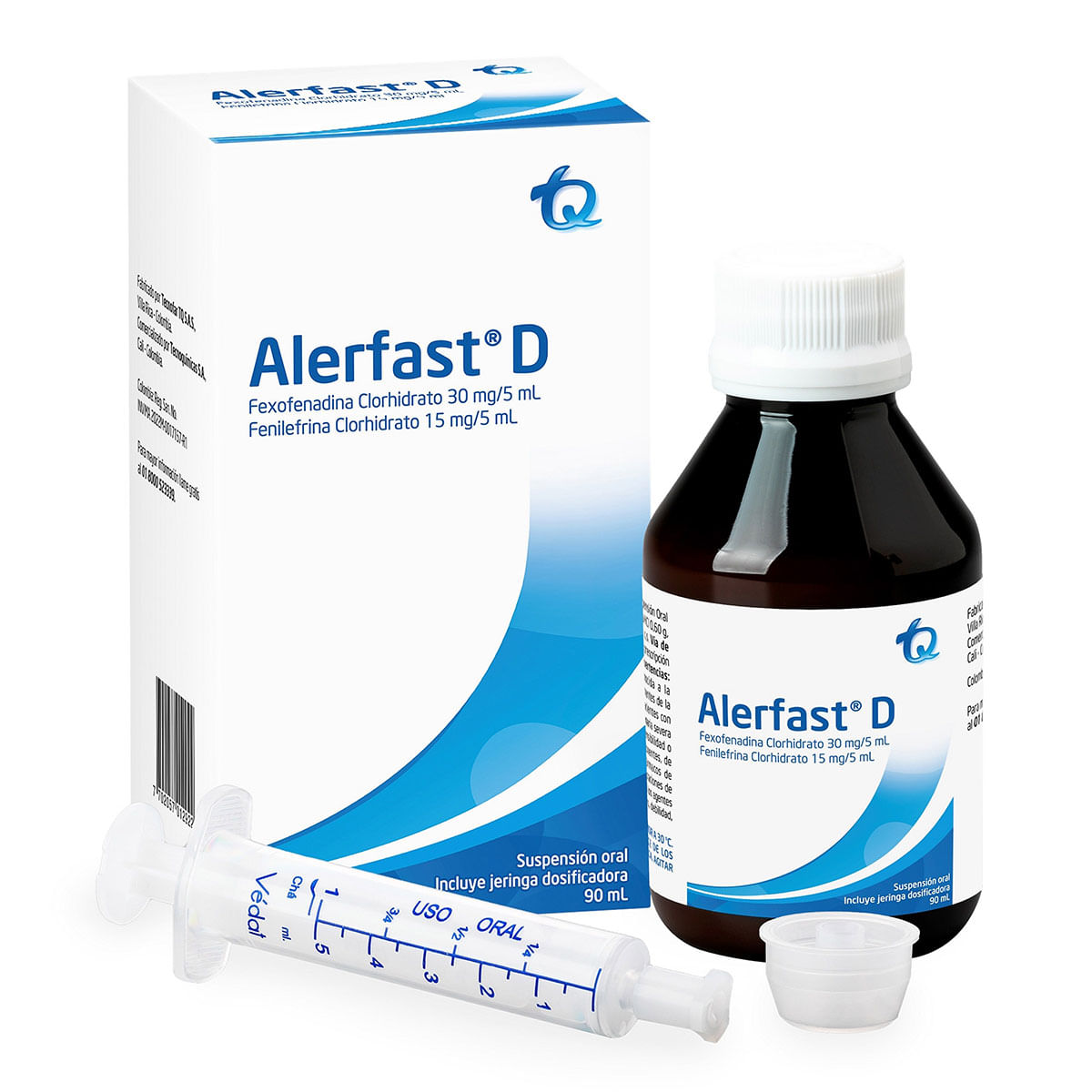 Suspensión Oral Alerfast D Tecnoquímicas Frasco X 90 Ml.