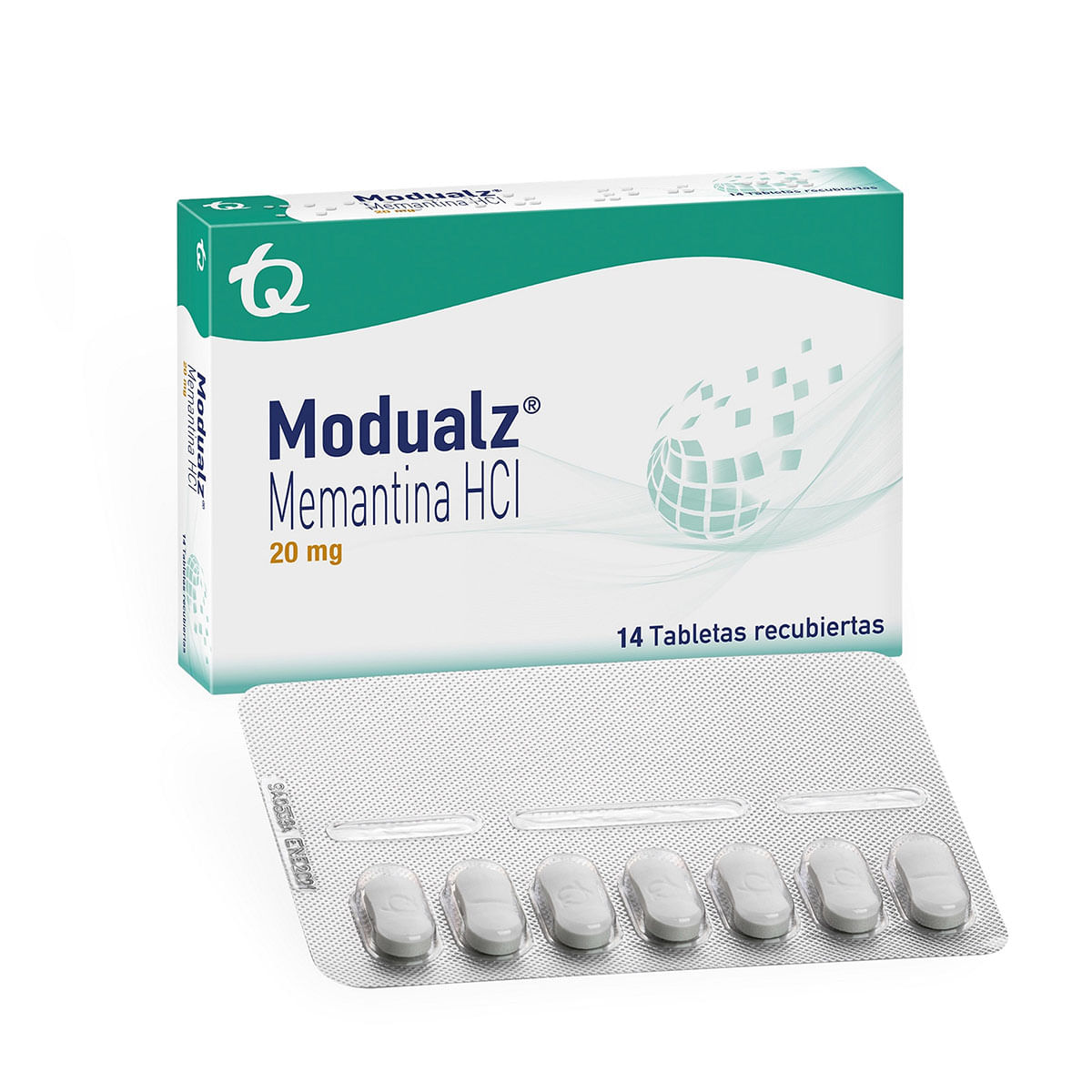 Modualz 20 Mg Tecnoquímicas Caja X 14 Tabletas Cubiertas.