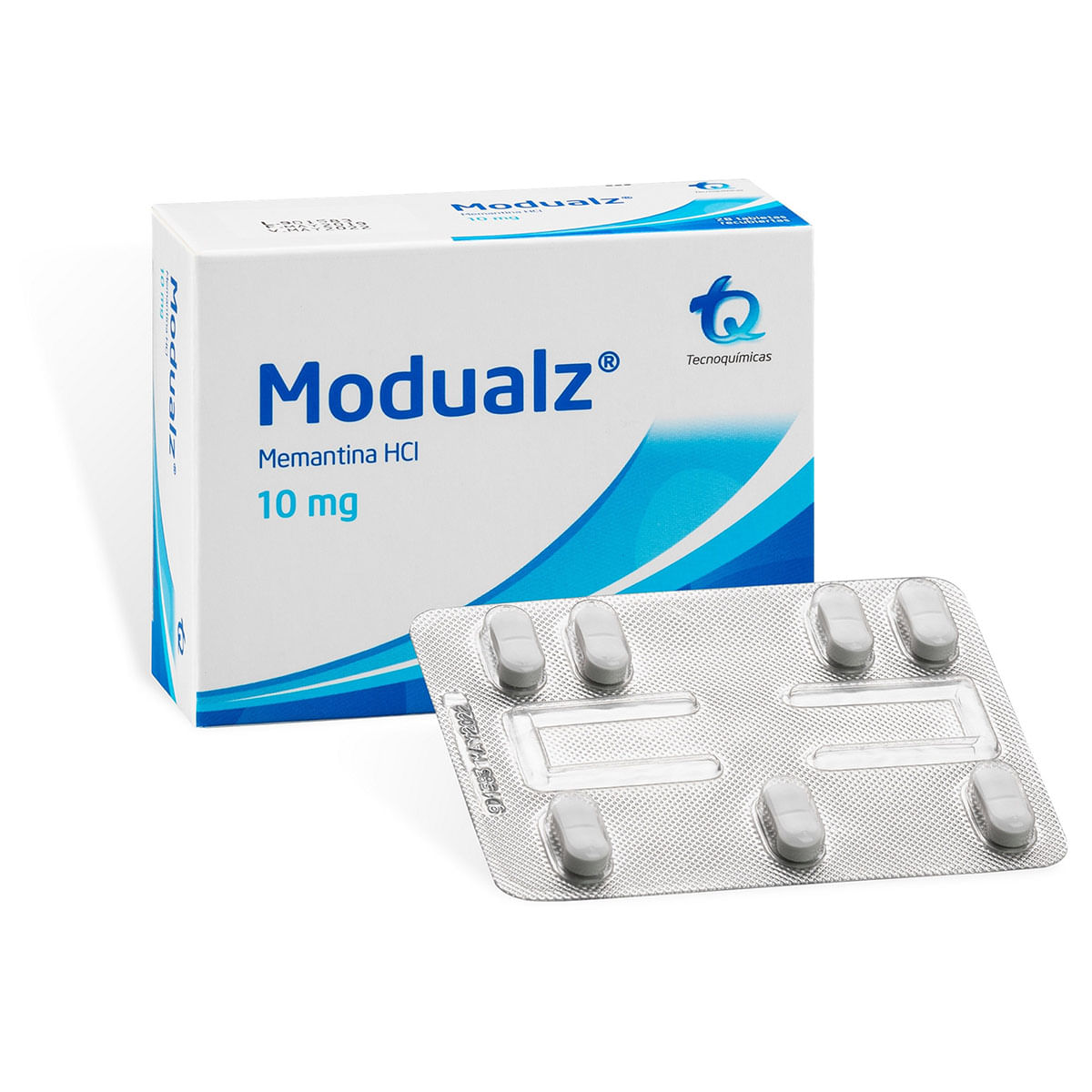 Modualz 10 Mg Tecnoquímicas Caja X 28 Tabletas Recubiertas.