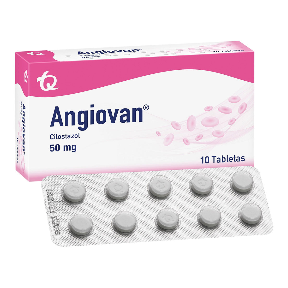 Angiovan 50 Mg Tecnoquímicas Caja X 10 Tabletas.