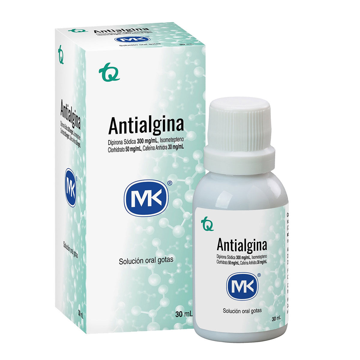 Solución Oral Antialgina Mk Gotas Frasco X 30 Ml.