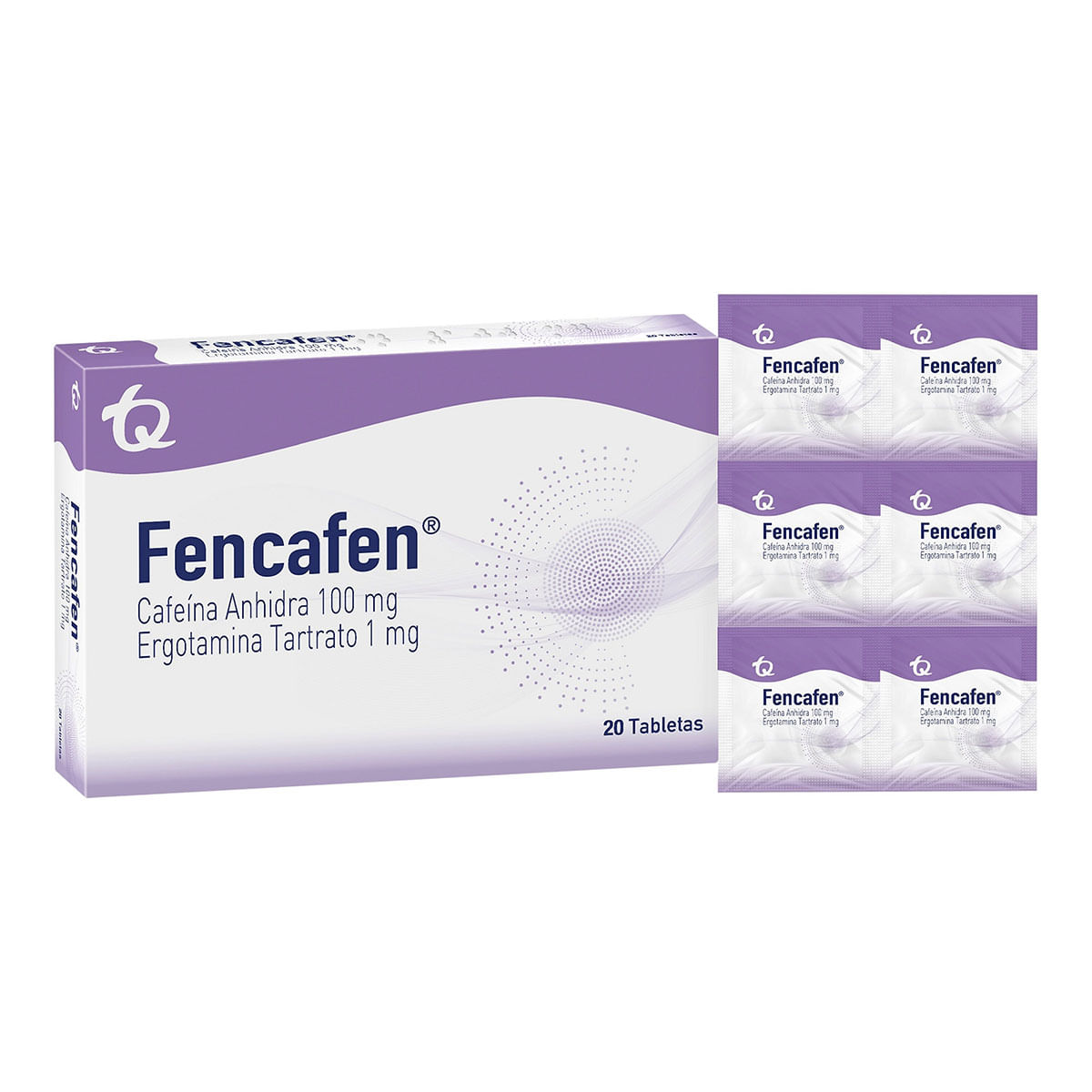 Fencafen 100 Mg/1 Mg Tecnoquímicas Caja X 20 Tabletas.