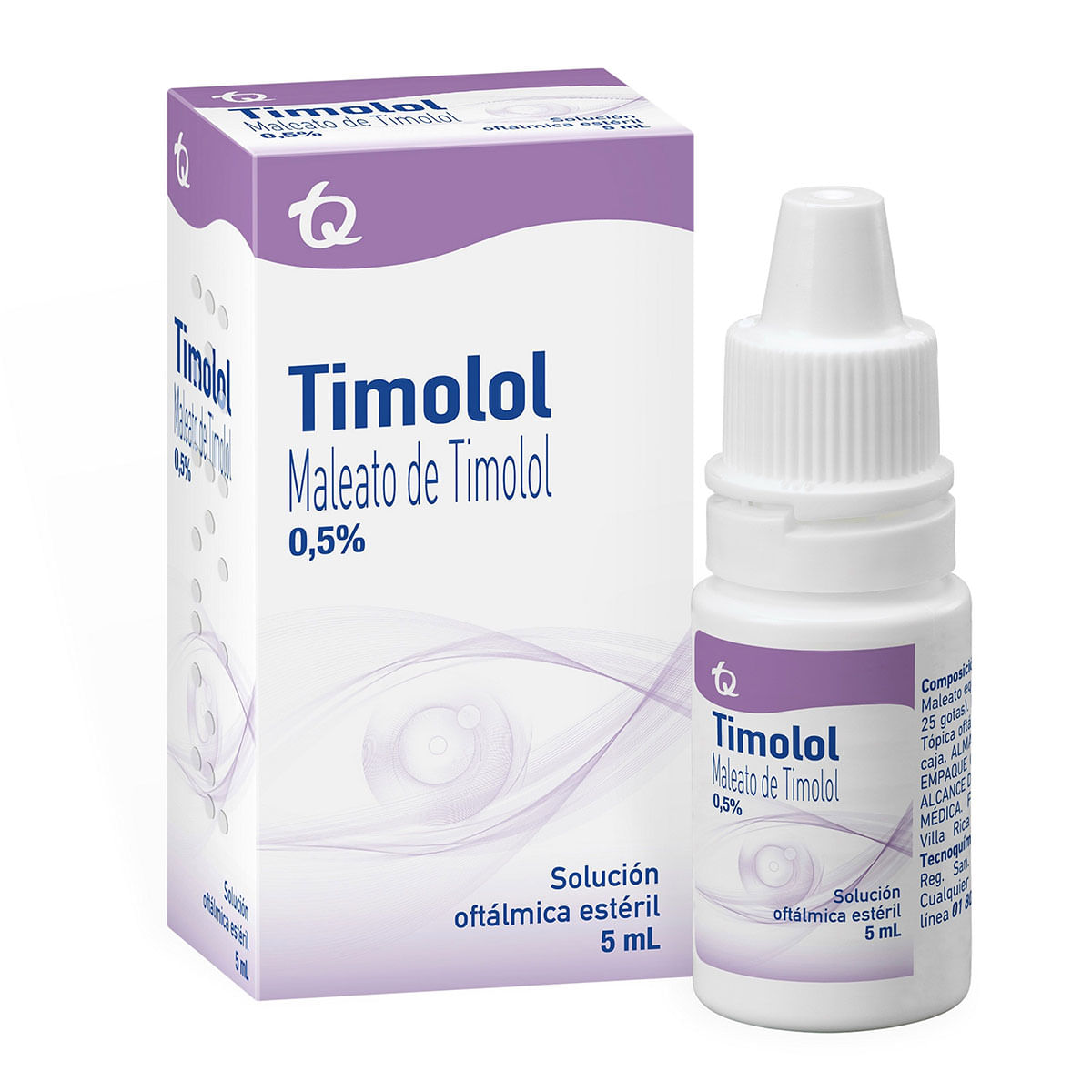 Solución Oftálmica Timolol 0.5% Mk Frasco X 5 Ml.