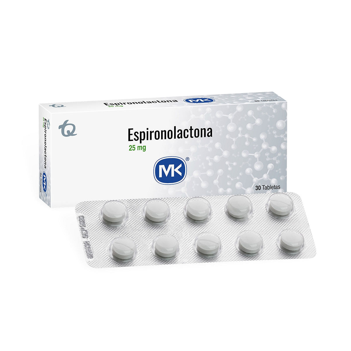 Espironolactona 25 Mg Mk Caja X 30 Tabletas.