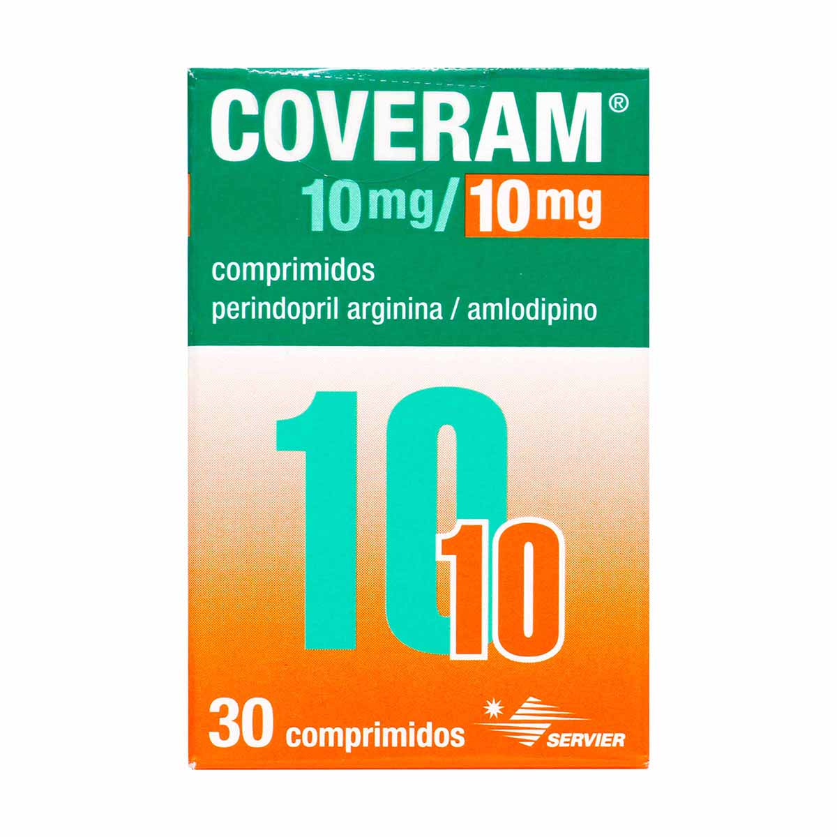 Coveram 10 Mg/10 Mg Servier Caja X 30 Comprimidos.