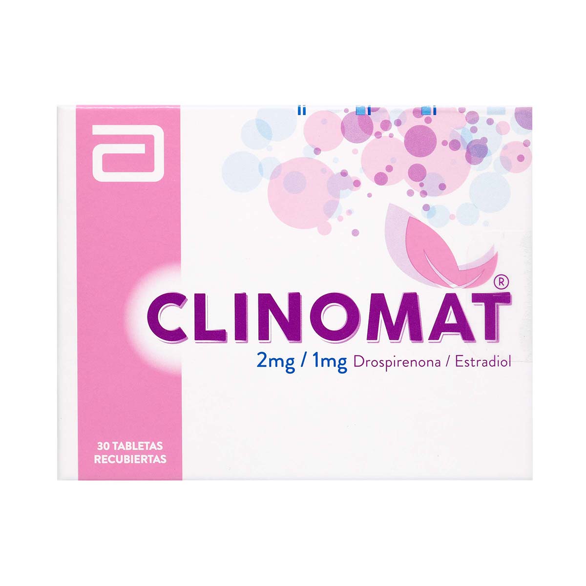 . Clinomat 2 Mg/1 Mg Gynopharm Caja x 30 Comprimidos Recubiertos