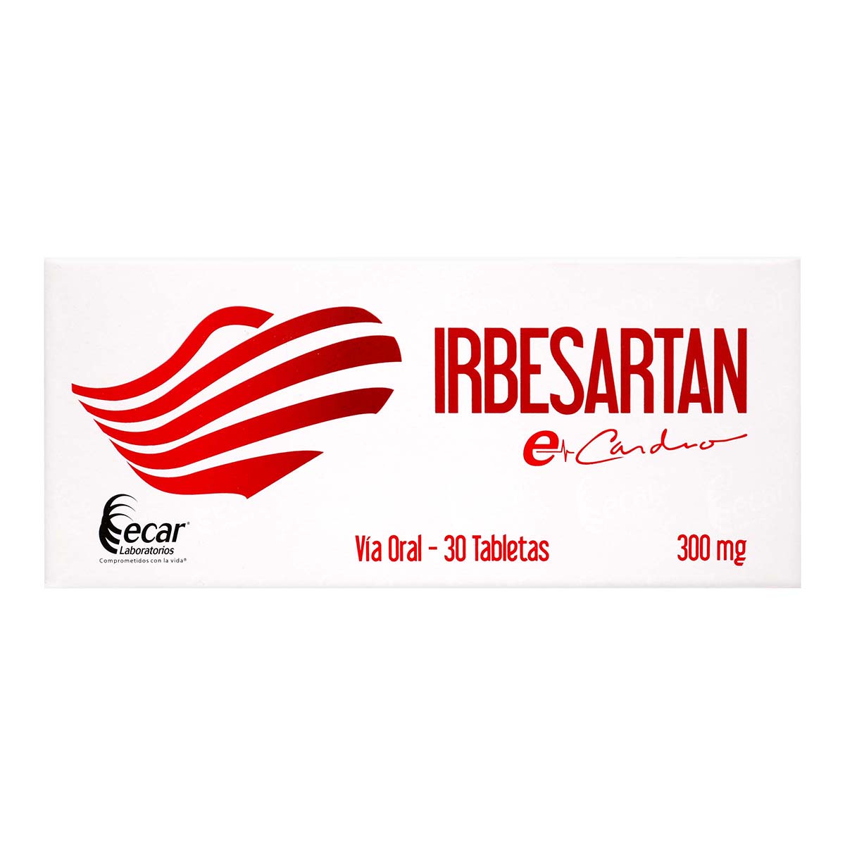 Irbesartan 300 Mg Ecar Caja X 30 Tabletas.