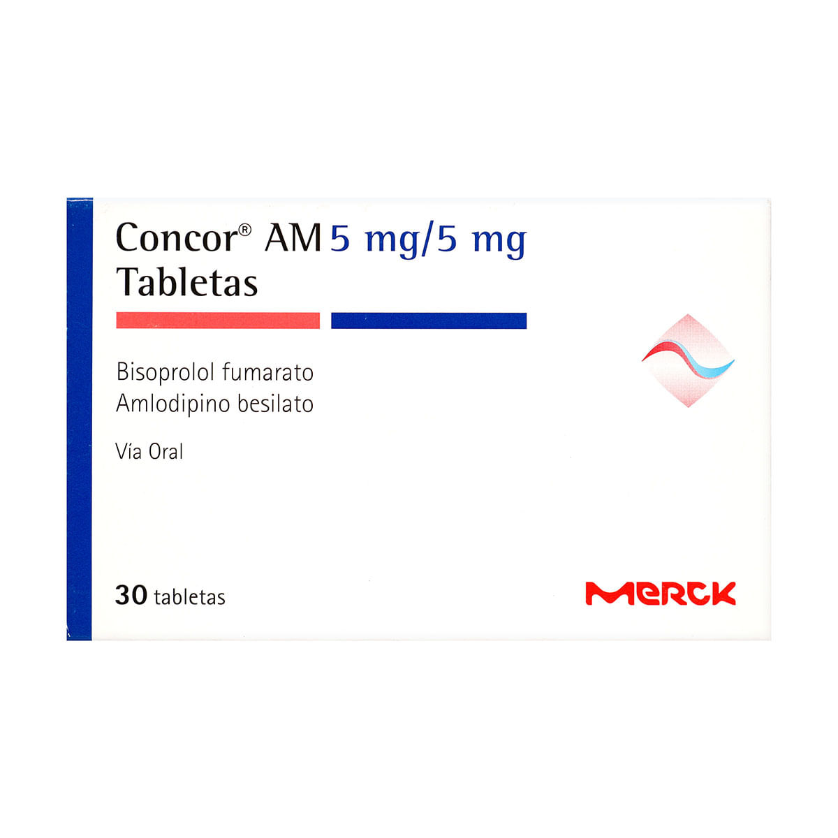 Concor Am 5 Mg/5 Mg Merck Caja X 30 Tabletas.