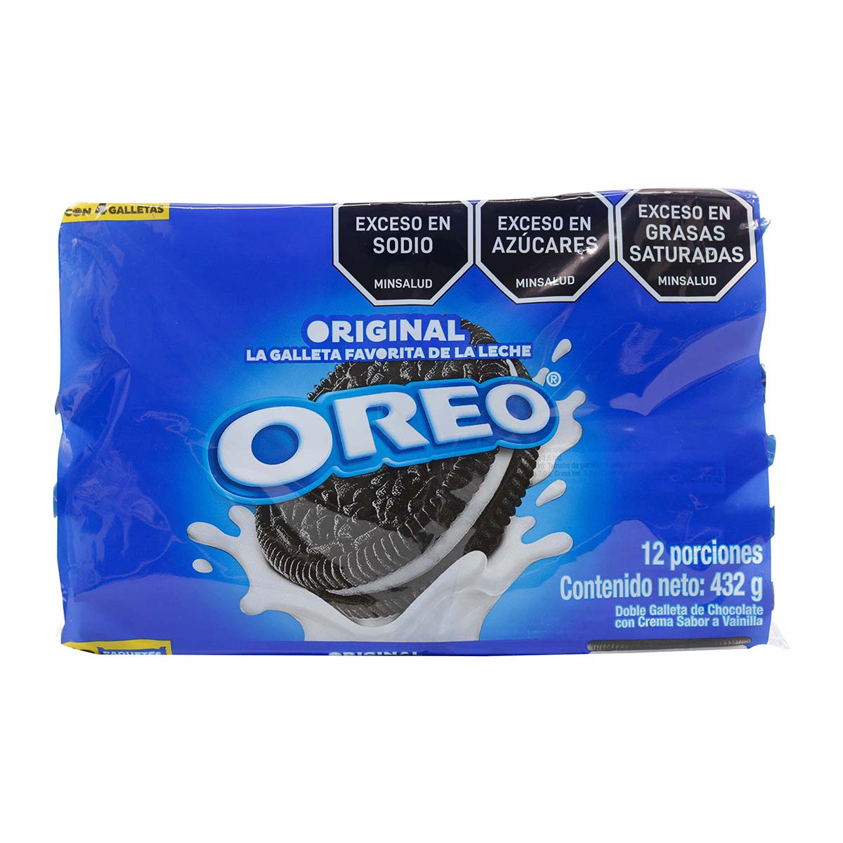 Galletas Oreo Original Paquete x 432 g x 12 Uds